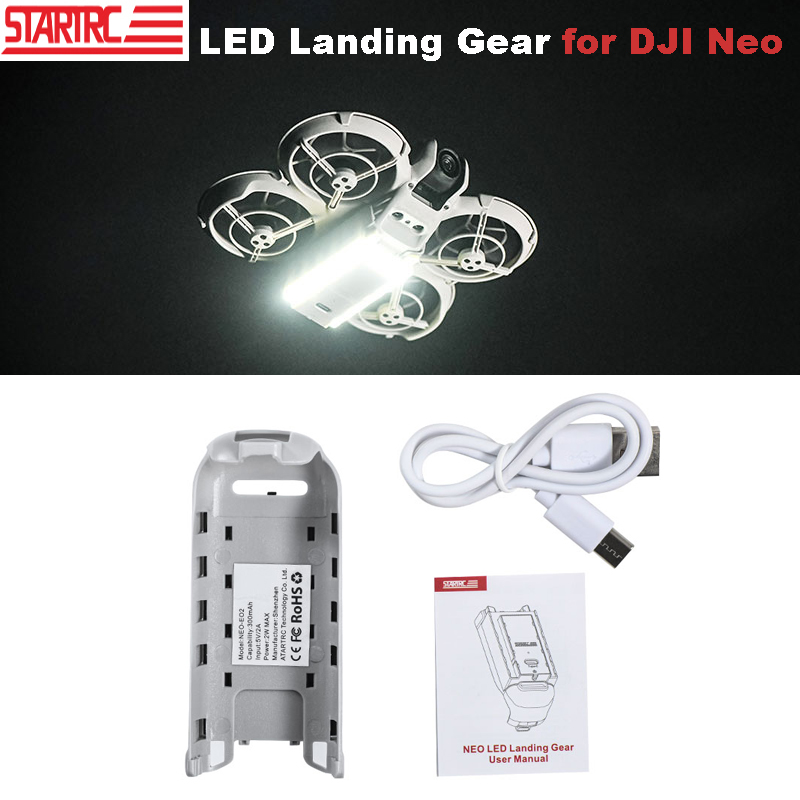 Drone Beacon Light - STARTRC LED Landing Gear for DJI
