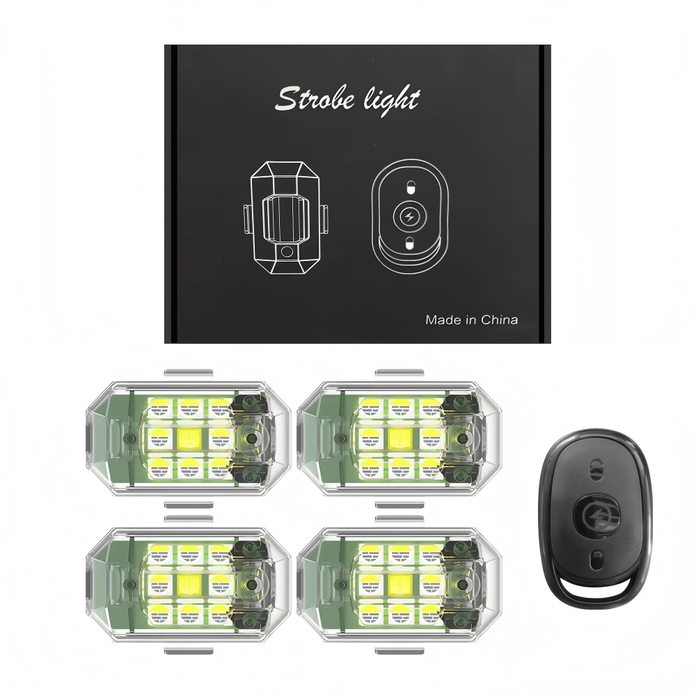 2PCS/4PCS Wireless LED Drone S - Drone Strobe Light บทวิจารณ์และราคา