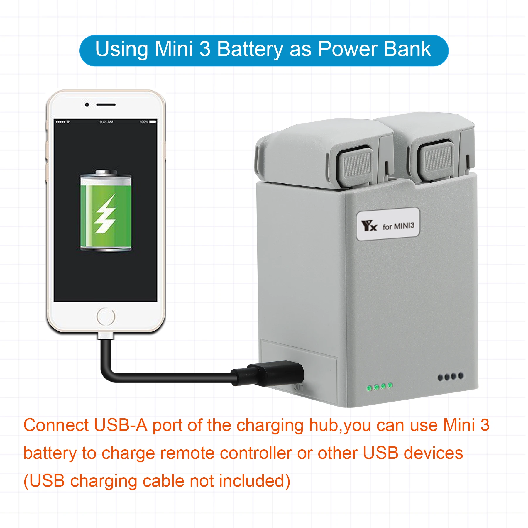 Charger Hub for DJI Mini 4 Pro - Drone Charging Hub บทวิจารณ์และราคา