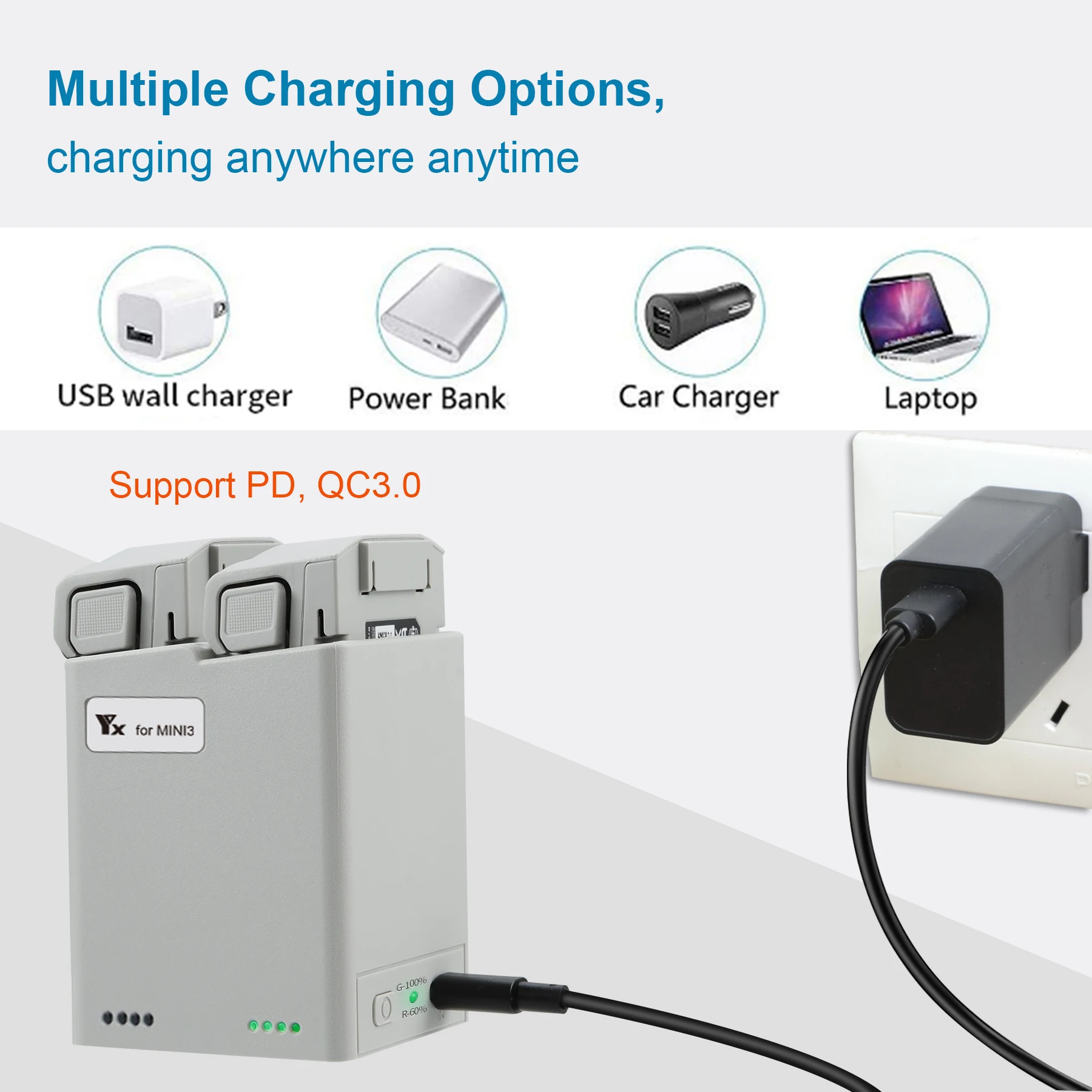 Charger Hub for DJI Mini 4 Pro - Drone Charging Hub บทวิจารณ์และราคา