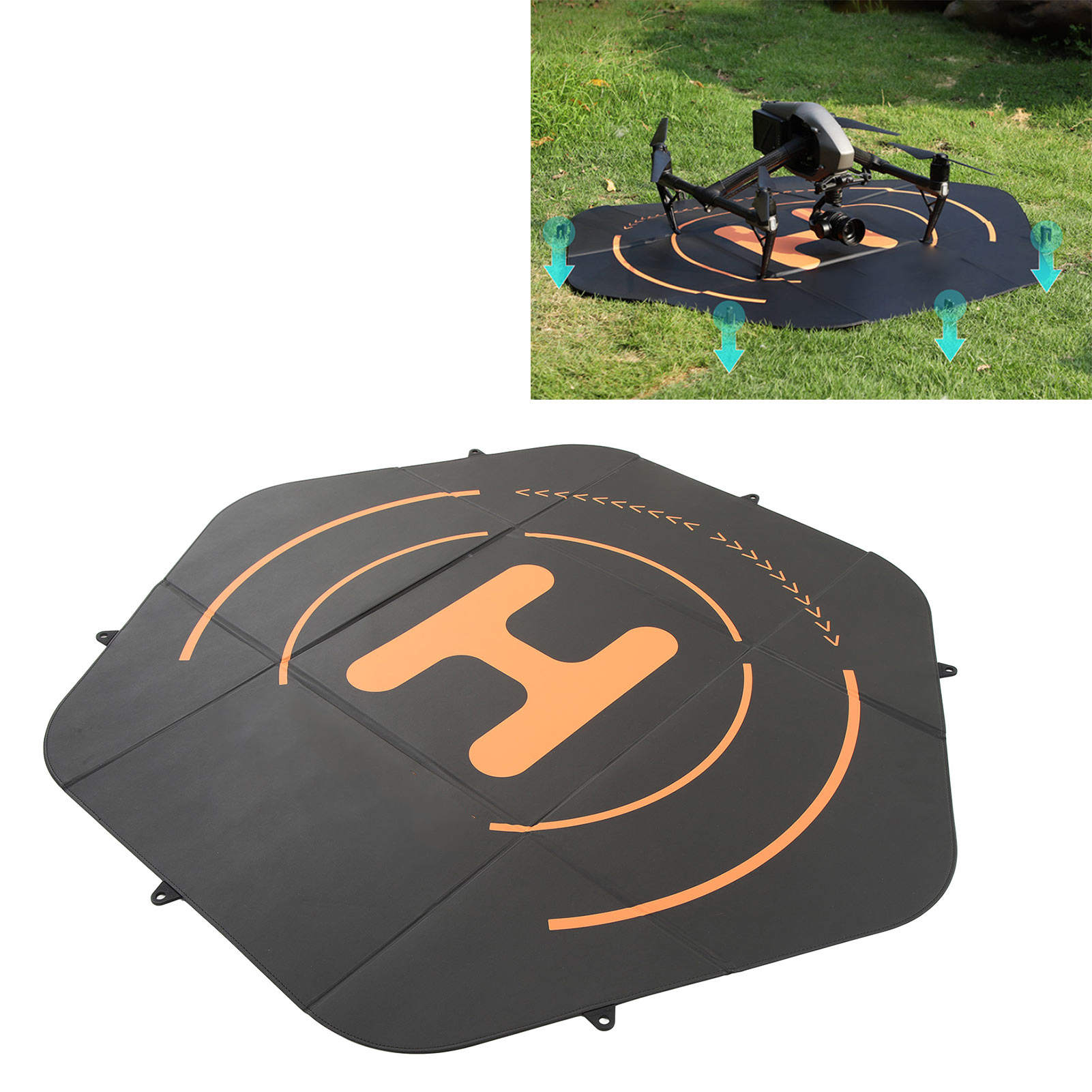 Drone Landing Pads Black Helic - Drone Landing Pad บทวิจารณ์และราคา