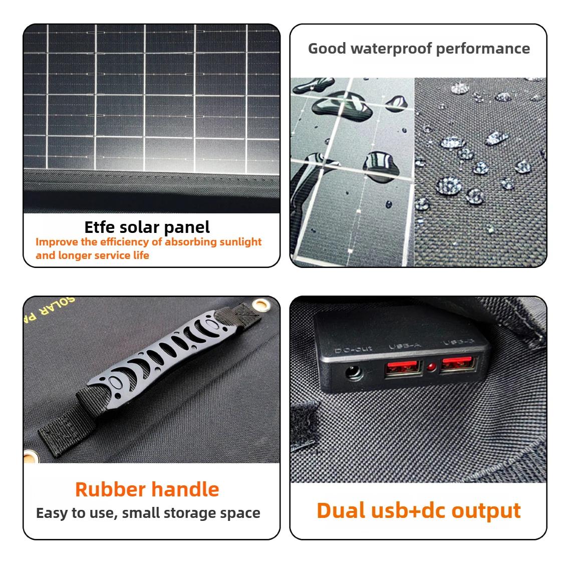 Outdoor Camping 50W 90W Foldab - Drone Solar Charger บทวิจารณ์และราคา