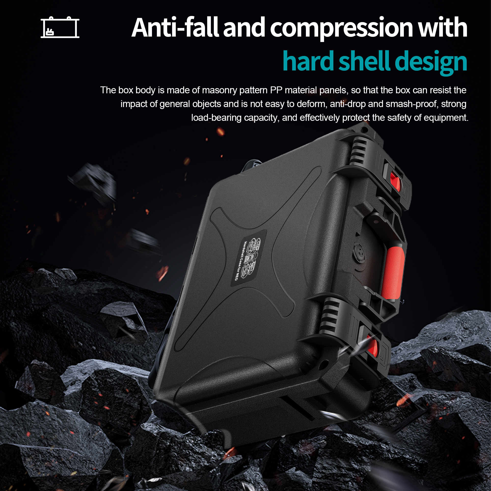 Portable Hard Waterproof Case  - Drone Controller Hood บทวิจารณ์และราคา