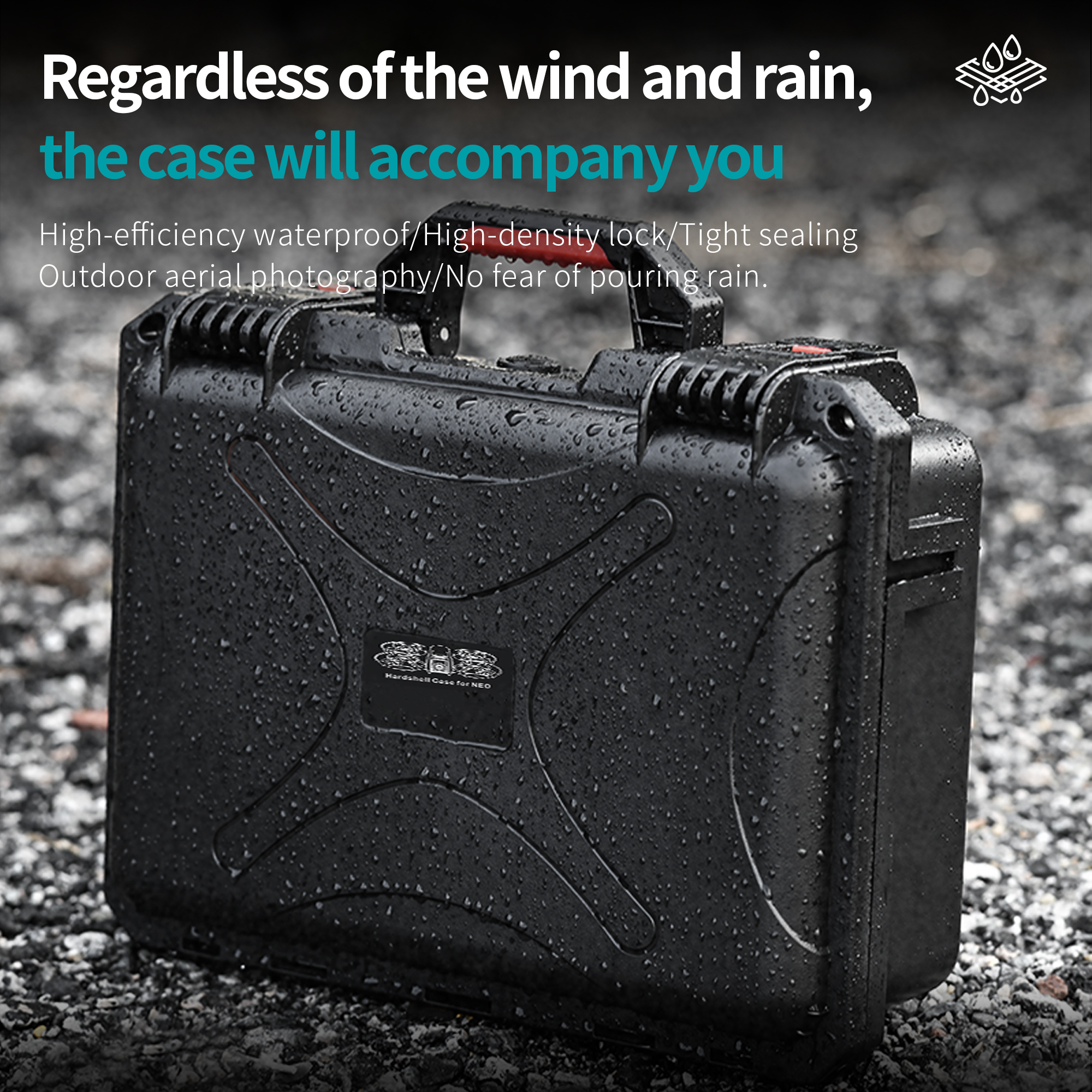 Portable Hard Waterproof Case  - Drone Controller Hood บทวิจารณ์และราคา