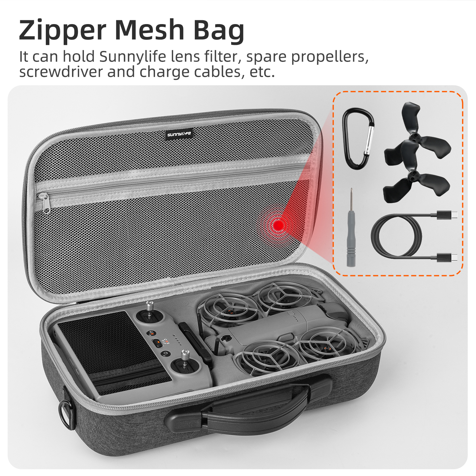 Portable Carrying Case For DJI - Drone Controller Hood บทวิจารณ์และราคา
