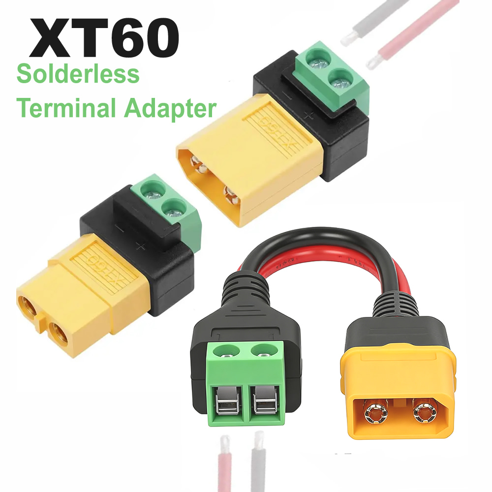 2 Pin XT60 Solderless Male Fem - Drone Solar Charger บทวิจารณ์และราคา