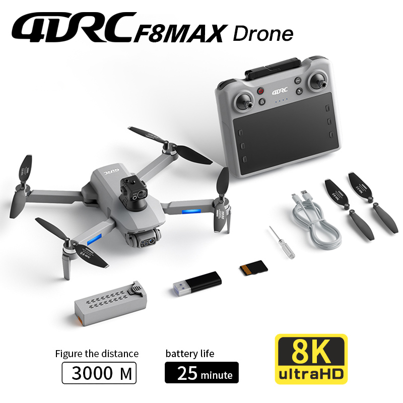 F8 MAX GPS Drone Professional  - Drone Controller Screen บทวิจารณ์และราคา