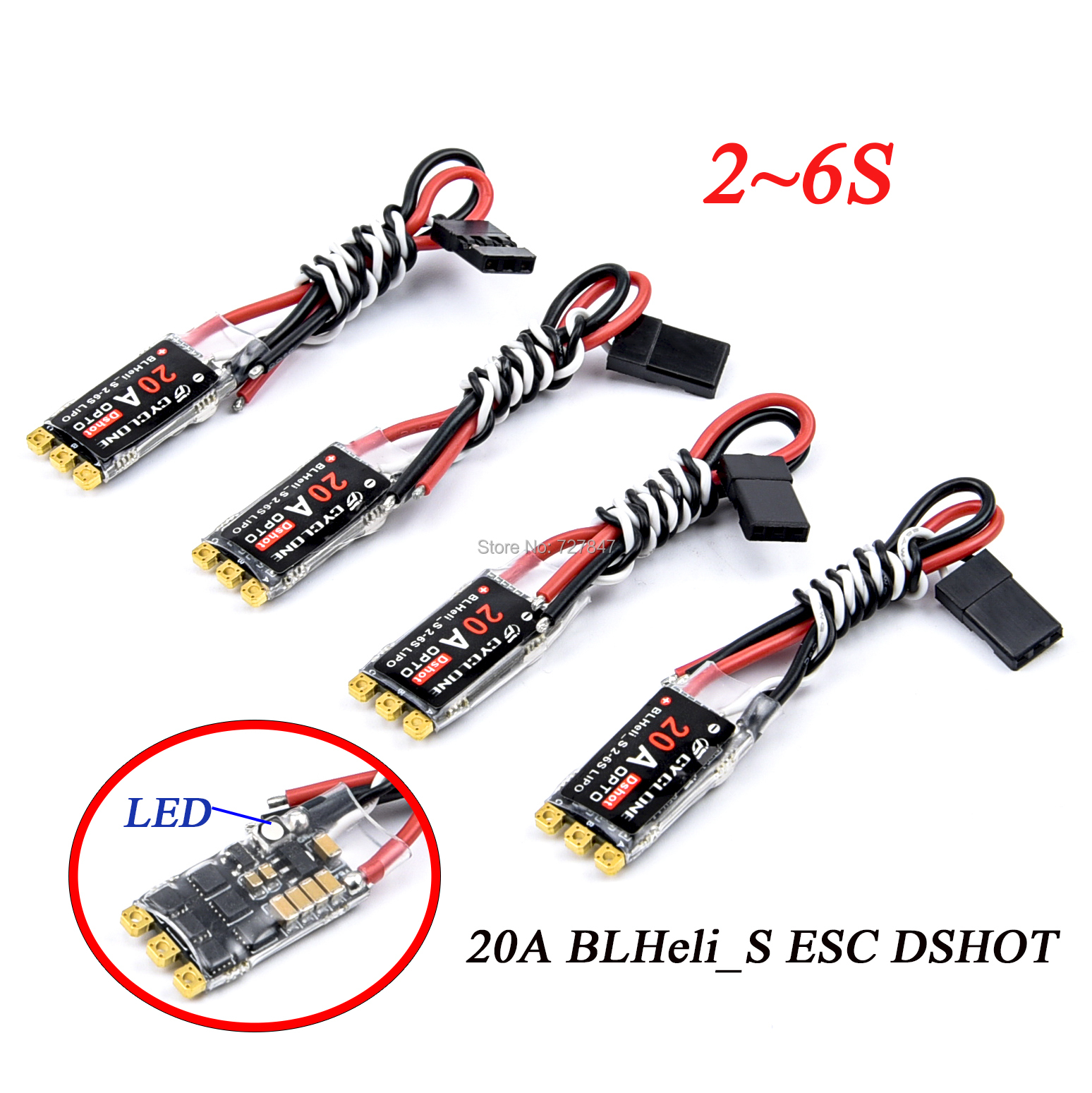 Cyclone 20A 35A 45A BLHeli_S D - Drone Beacon Light บทวิจารณ์และราคา