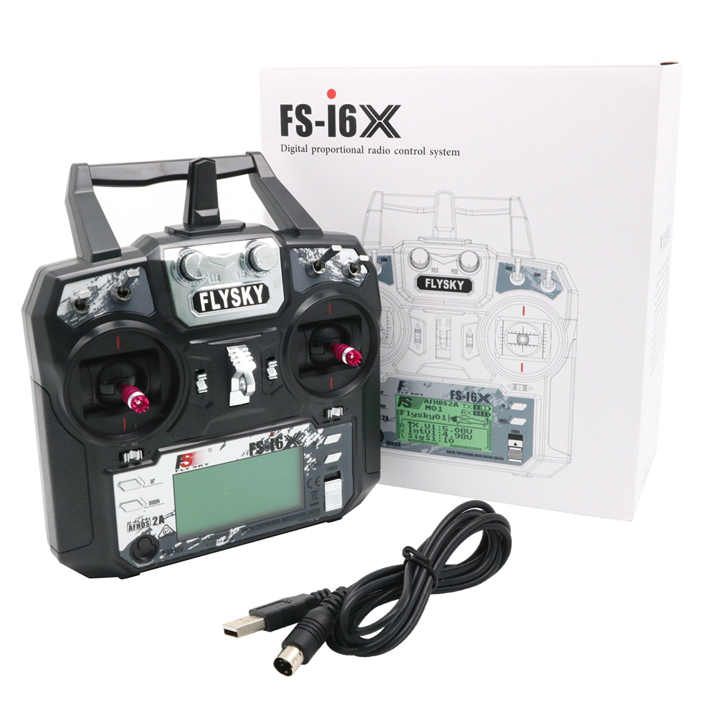 FLYSKY FS-i6X FS i6X 10CH 2.4G - Drone Battery Adapter บทวิจารณ์และราคา