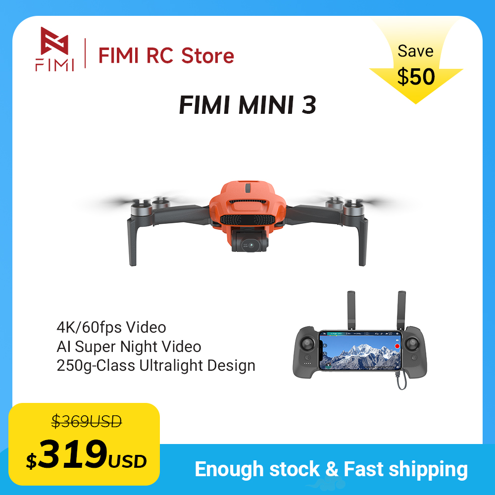 FIMI MINI 3 Camere drone 4K 60 - Drone Controller Screen บทวิจารณ์และราคา