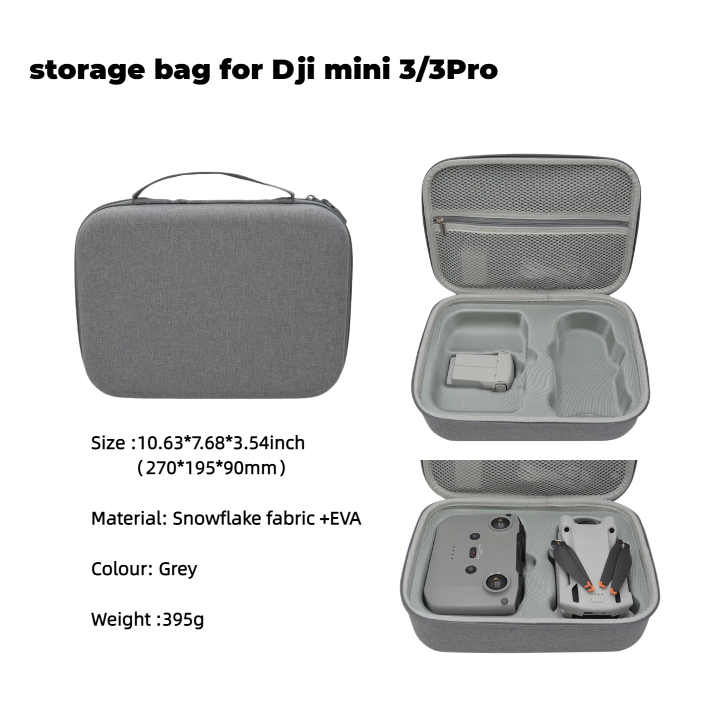 Hard EVA Drone Bag For DJI Min - Drone Controller Hood บทวิจารณ์และราคา